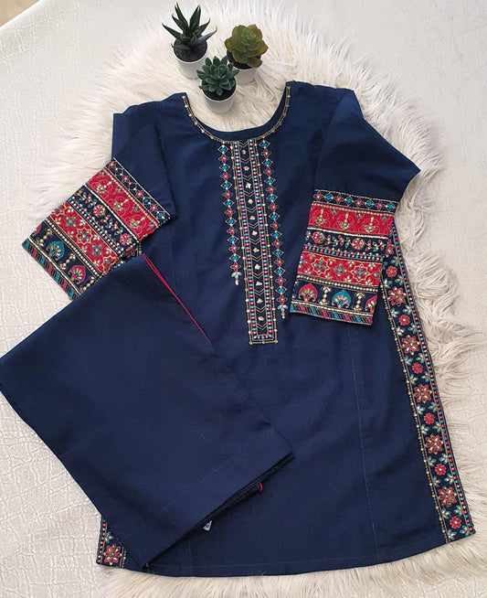 Navy Blue 2 PC