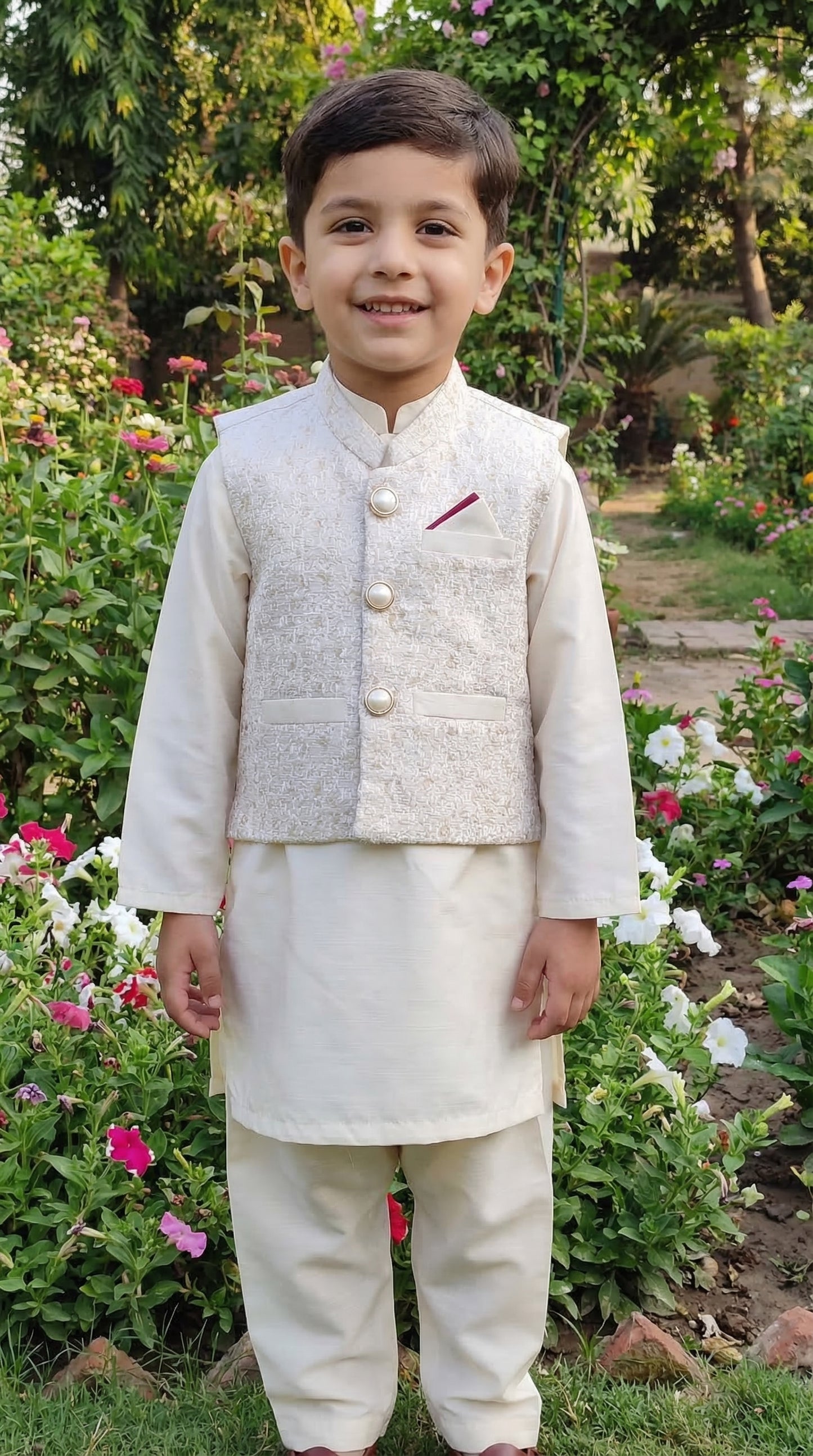 Off-White Kurta Shalwar