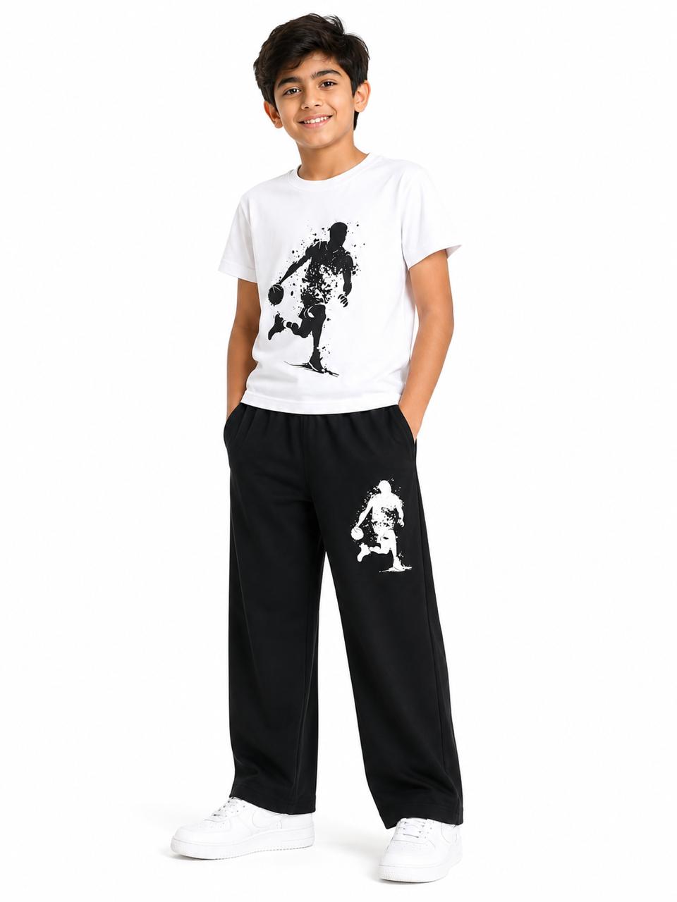White Black Sweats