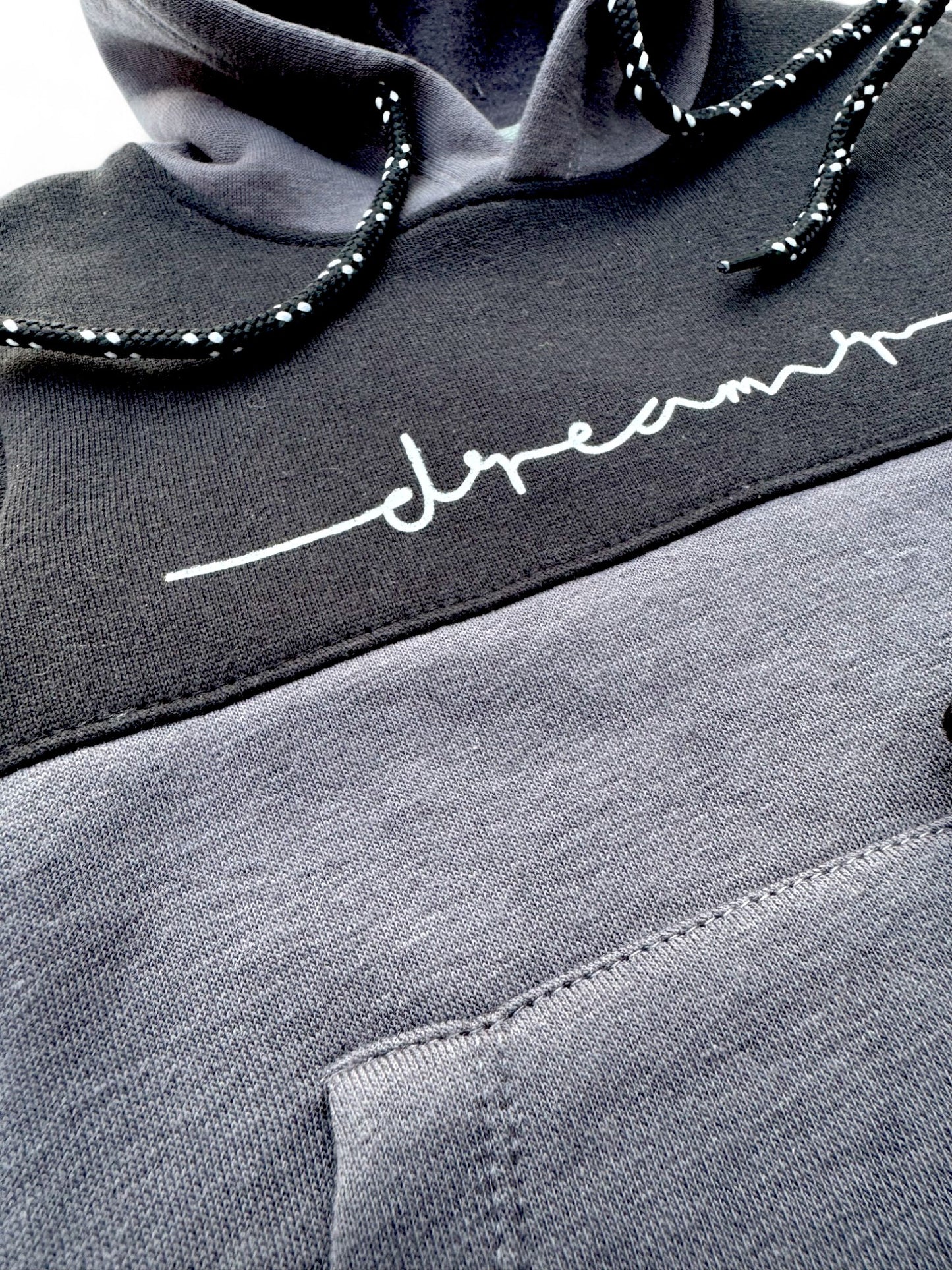 Sleek Black & Grey Hoodie