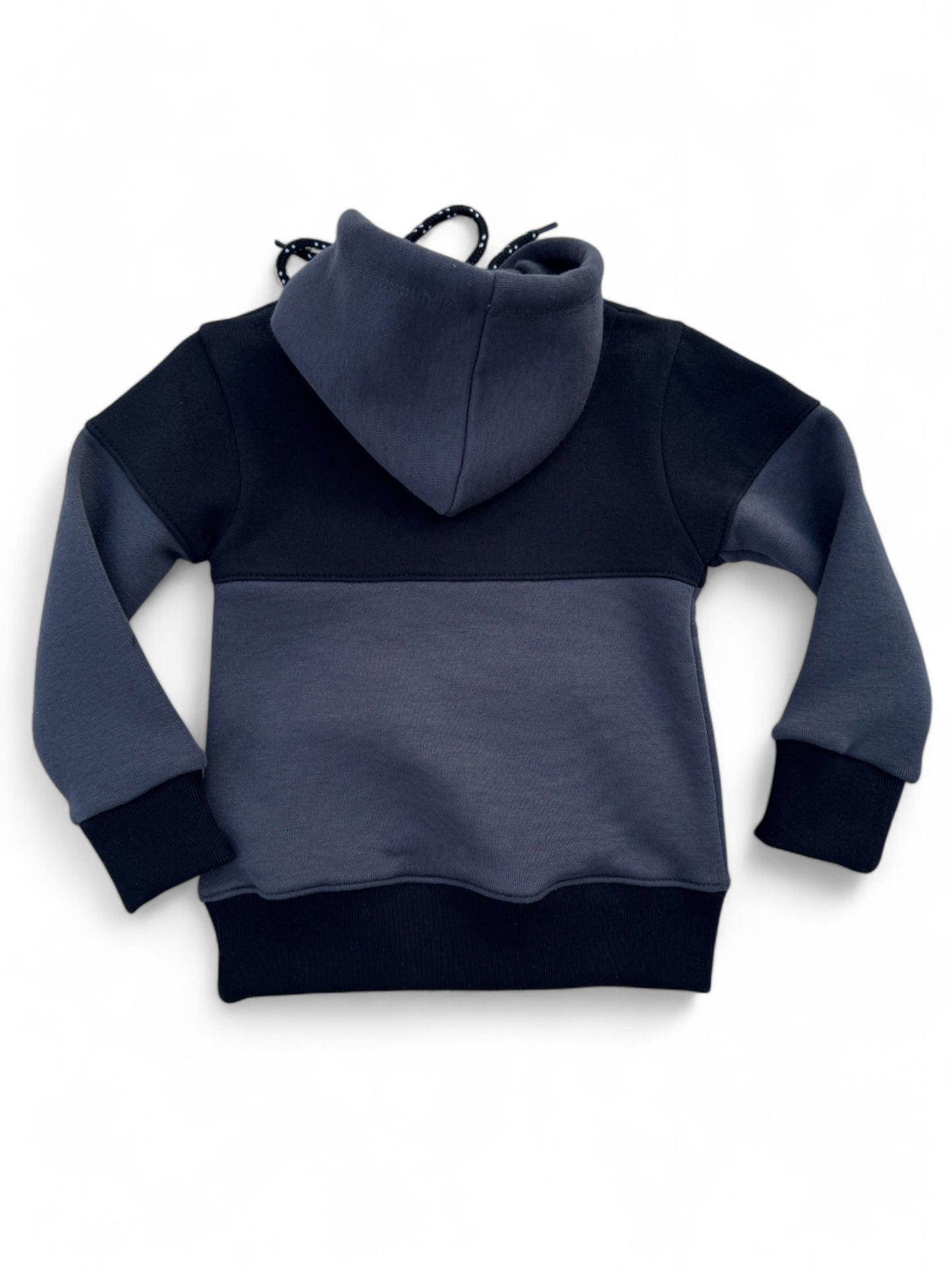 Sleek Black & Grey Hoodie