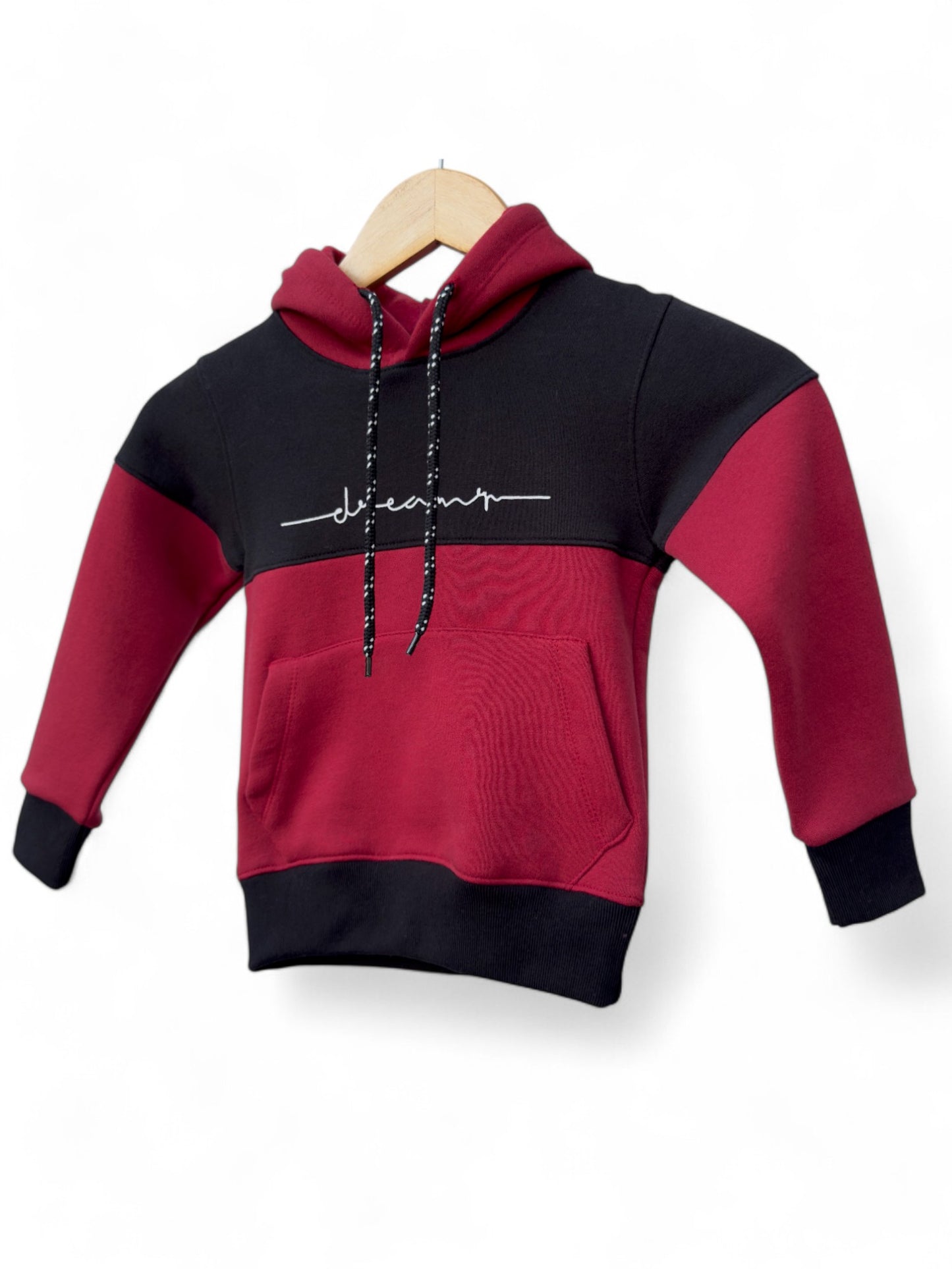 Bold Black & Red Hoodie