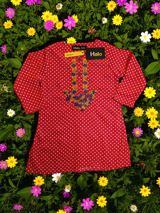 Floral Embroidered Shirt