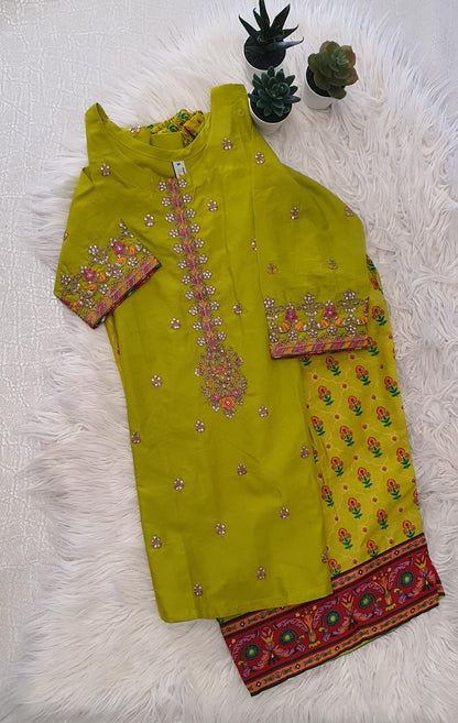 Lime Green 2 PC