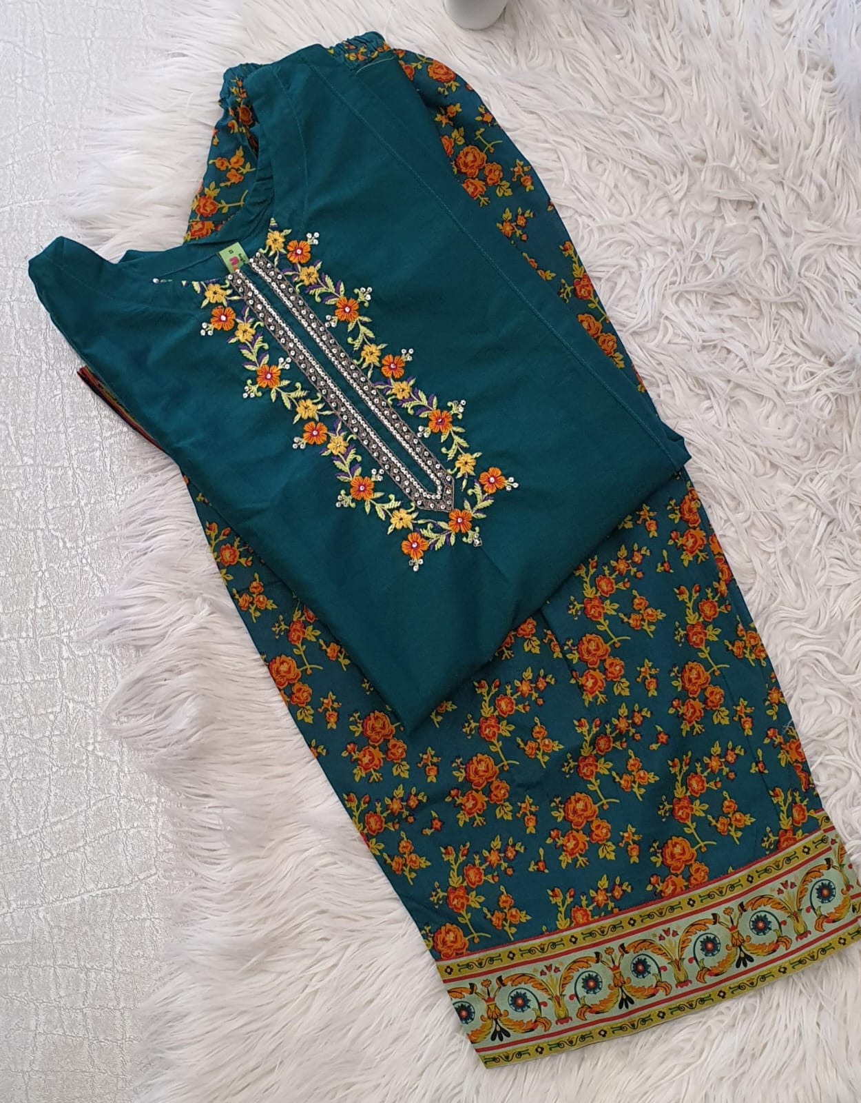 Peacock Blue 2 PC