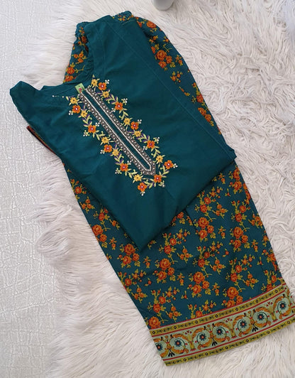 Peacock Blue 2 PC