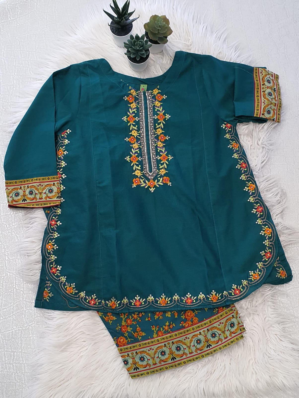 Peacock Blue 2 PC
