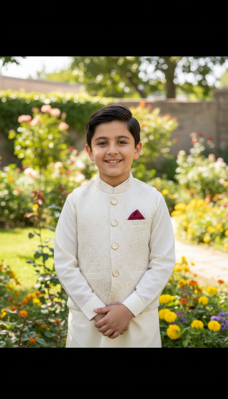 Off-White Kurta Shalwar