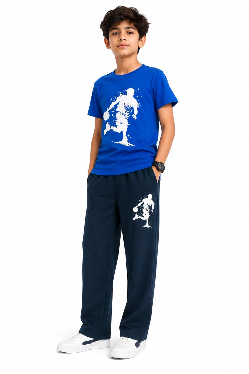 White and Blue Sweats