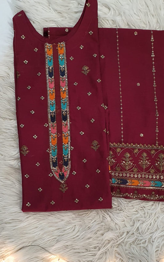 Maroon Multi 2PC