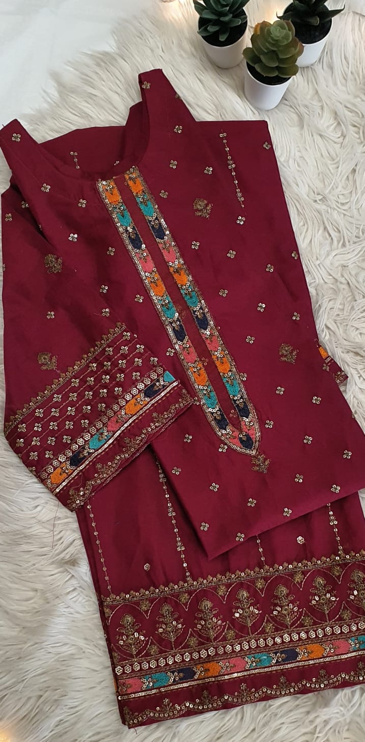 Maroon Multi 2PC