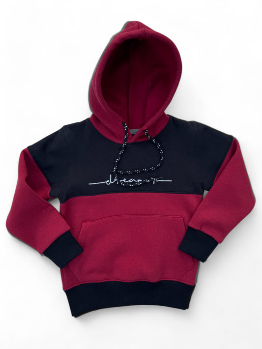Bold Black & Red Hoodie