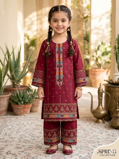 Maroon Multi 2PC