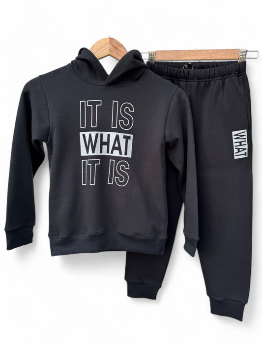 Classic Black Track Suit