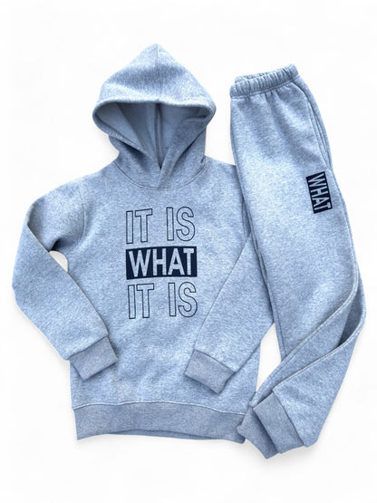 Cozy Light Grey Track Suit